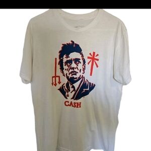 Rogue American Johnny Cash Saint Or Sinner Tshirt Mens L EUC